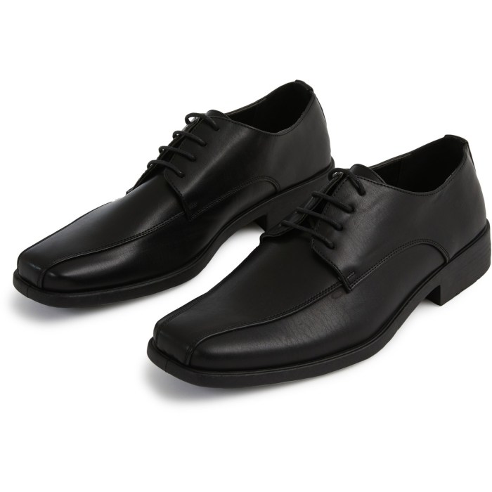 Mens square toe dress shoes