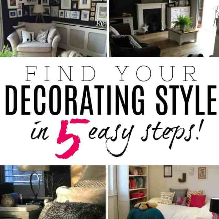 How to find my style of decorating