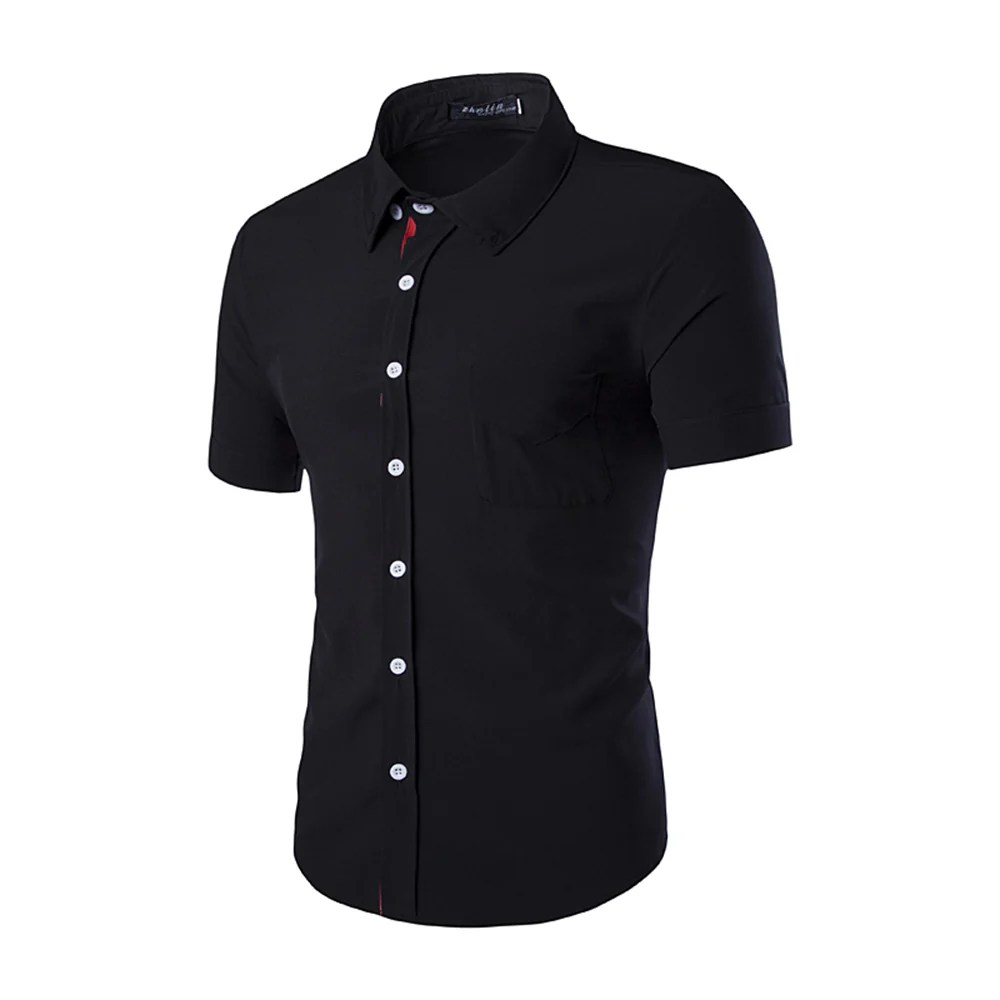 Sleeve short dress shirts mens slim fit casual walmart