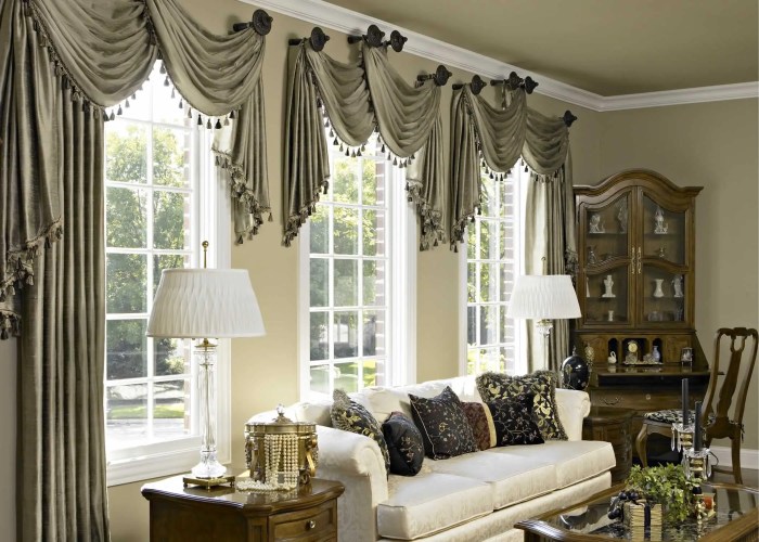 How to decorate your living room with curtains