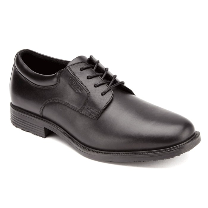 Rockport men's dress shoes black