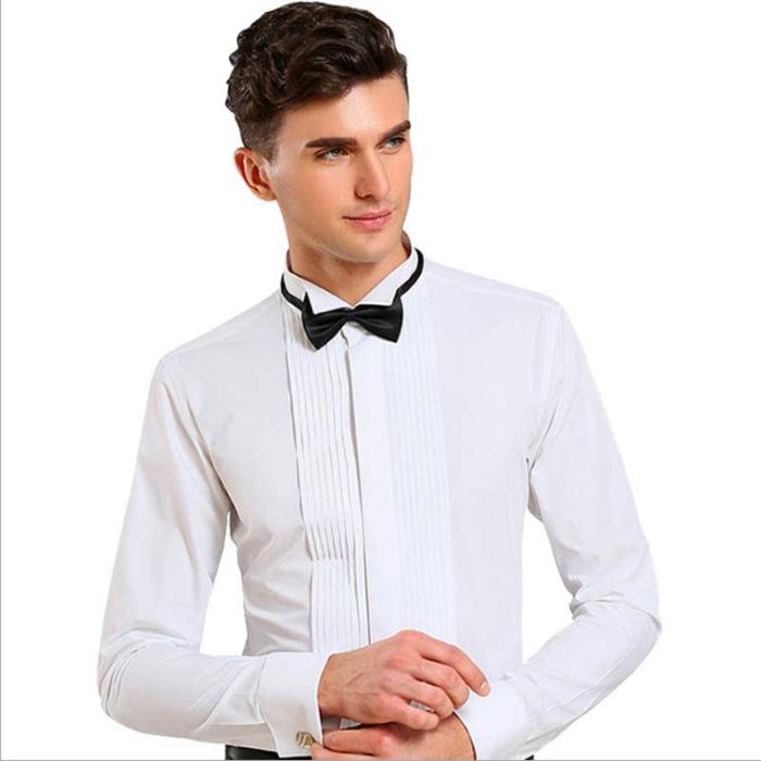 Tuxedo dress shirts for men