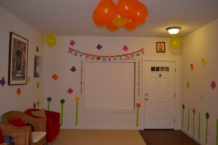 How to decorate the room for birthday