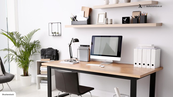 How to decorate office cabinets