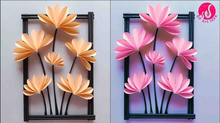 How to make room decor with paper