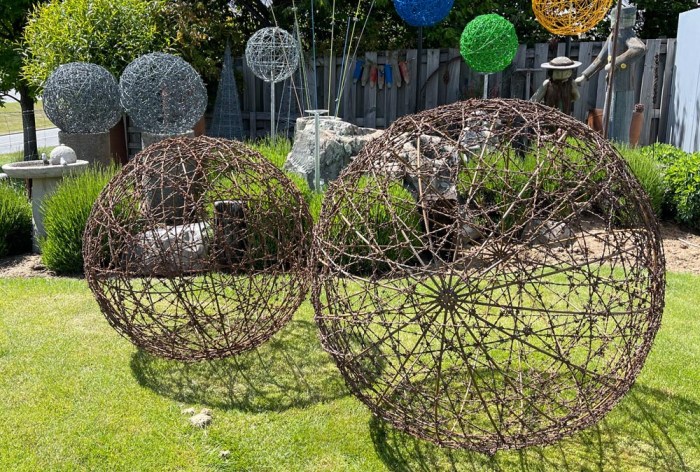 How to make wire balls decoration