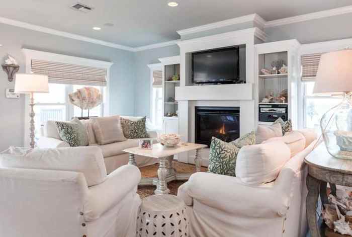 How to decorate ocean theme living room