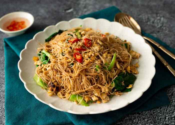 How to cook thai style rice noodles